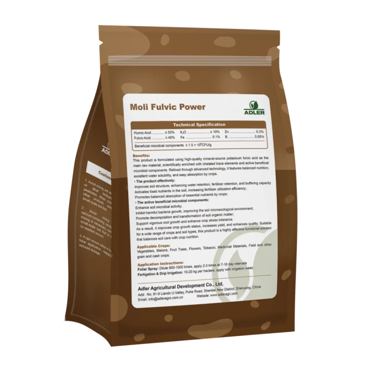 ADL105 Moli Fulvic Power – Cải Đất, Giữ Phân & Nuôi Rễ
