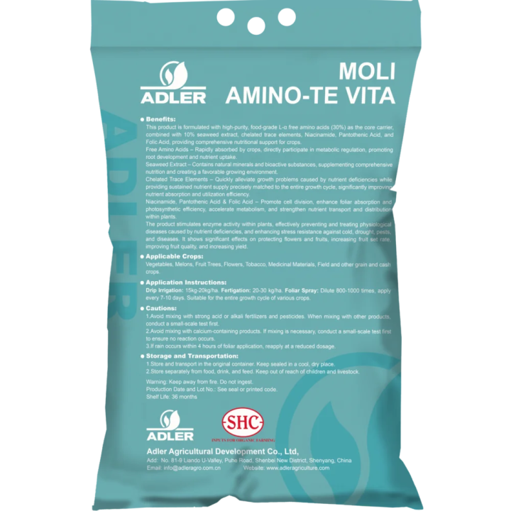 ADL107 Moli Amino-TE Vita – Amino Đa Vi Lượng, Dưỡng Cây & Tăng Sức Đề Kháng